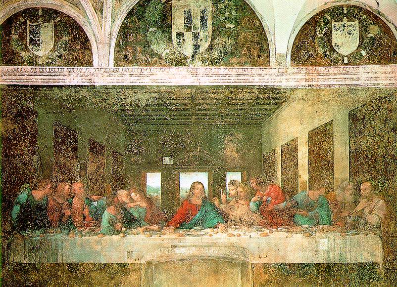 Леонардо да Винчи тайная вечеря