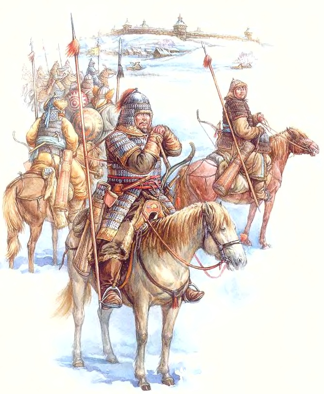 Монголо-татарские воины
