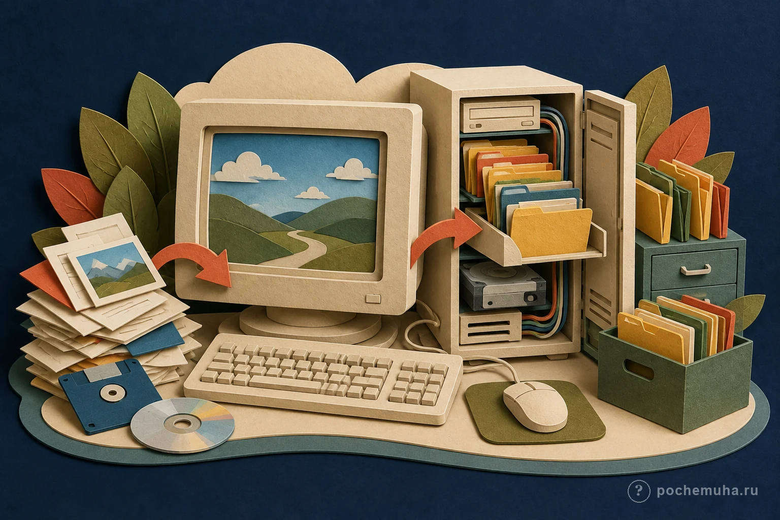 Работаем с файлами и папками на Windows XP