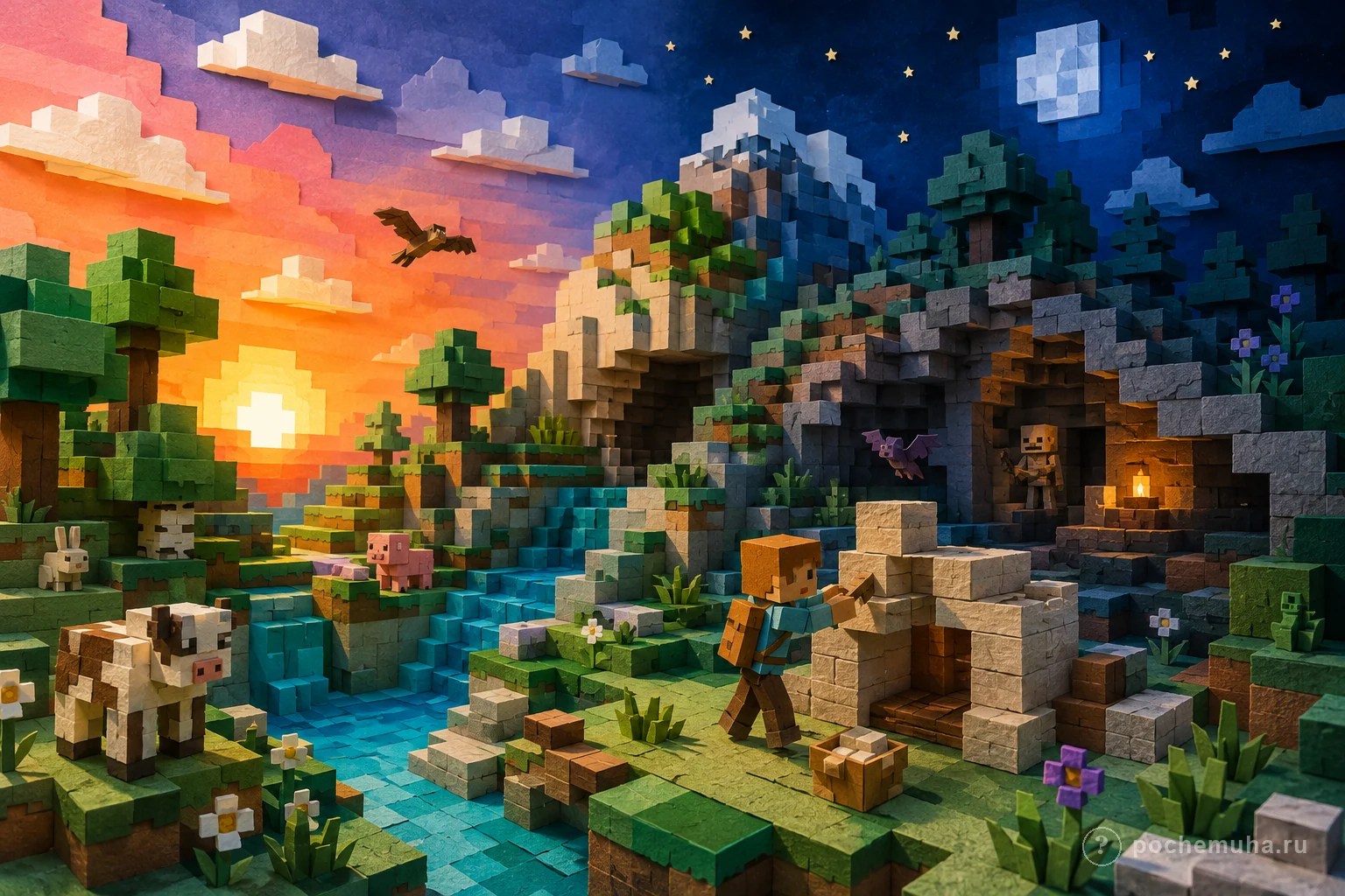 Интересные факты о Minecraft