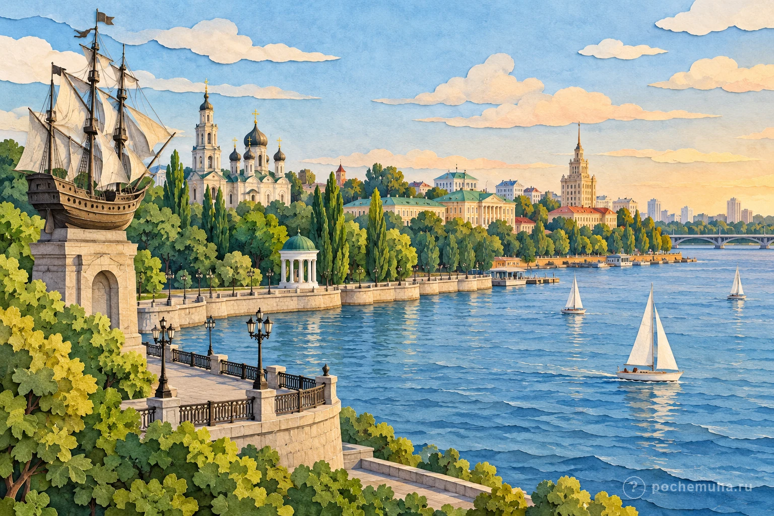 Интересные факты о Воронеже: флот, река и городские символы
