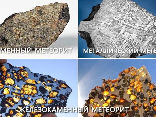 Виды метеоритов