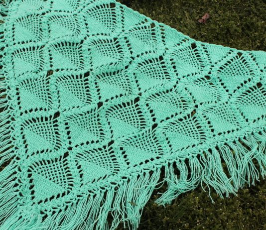 Шали крючком