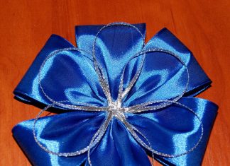 Банты на корзину своими руками