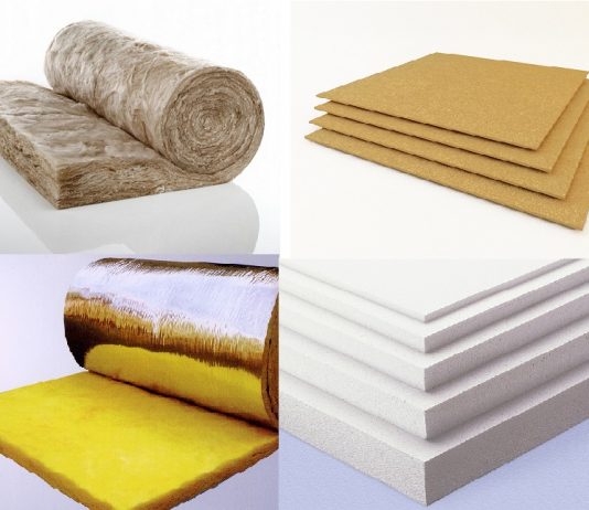 Виды строительных материалов для утепления