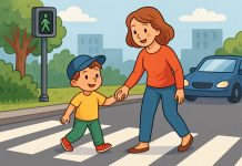 Как научить дошкольника переходить дорогу правильно