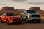 Какая марка производит модели Mustang и F-150?
