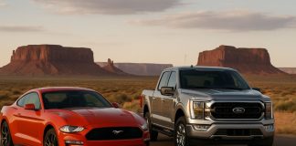 Какая марка производит модели Mustang и F-150?