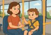 Дошкольник и транспорт: как вести себя в автобусе и такси