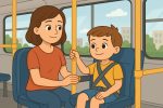 Дошкольник и транспорт: как вести себя в автобусе и такси
