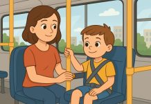 Дошкольник и транспорт: как вести себя в автобусе и такси