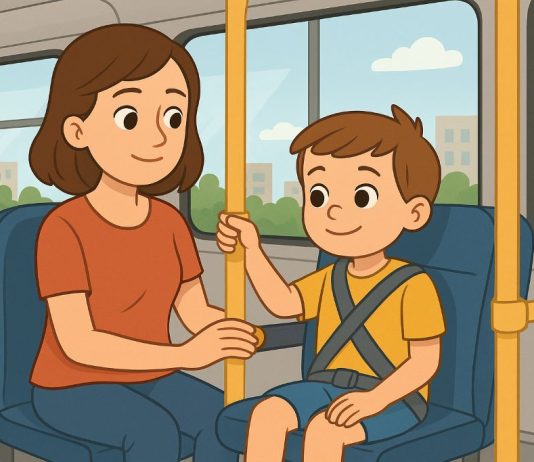 Дошкольник и транспорт: как вести себя в автобусе и такси