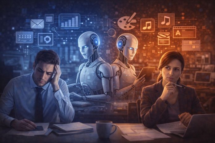 Почему ИИ меняет рынок труда не только для рабочих профессий, но и для офисных специалистов и творцов?