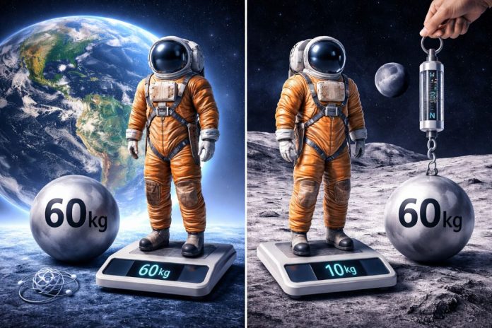 Почему вес и масса — не одно и то же?