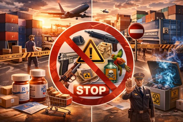 Почему некоторые товары запрещено ввозить или вывозить?