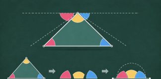 Почему сумма углов треугольника равна 180 градусам?