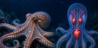 Почему у осьминога три сердца?